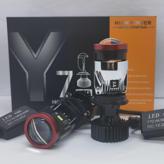 Factory Wholesale 6000k White Y6 Y7D Y9 Y10 H4 Projector Lens H7 H11 9005 9006 Led Headlight for Car Accessories